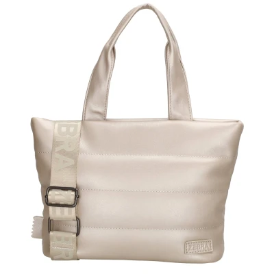 Afbeelding van Zebra Trends Evie Handbag 23045 champagne Damestas