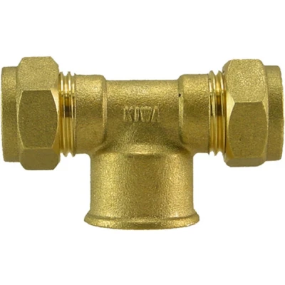 Afbeelding van Riko P 717 messing knel teestuk 22x3/4&quot;binnen x22