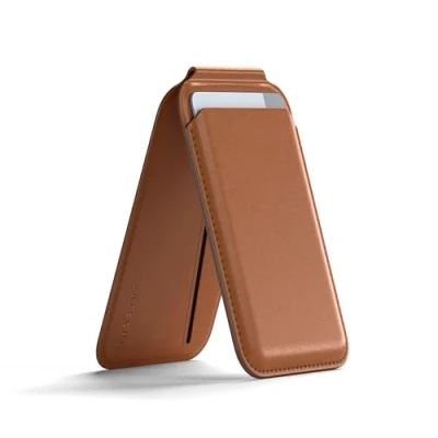 Image de Support téléphone + porte carte MW Magsafe Satechi Bleu