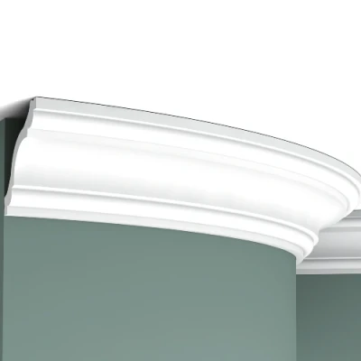 Afbeelding van Kroonlijst Orac Decor CX123F AXXENT Lijstwerk Sierlijst tijdeloos klassieke stijl wit 2m