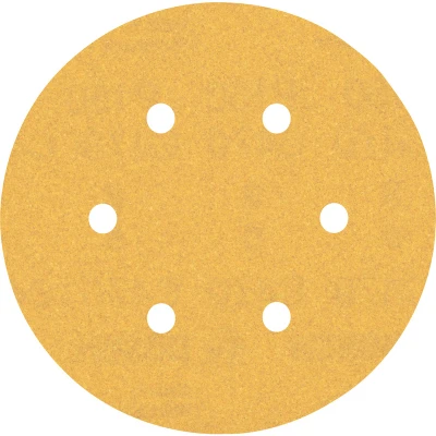 Image de BOSCH 2608901122 Feuille abrasive Expert C470 Best for Wood and Paint, diamètre 150 mm, grain 150, 6 trous (50 pcs)