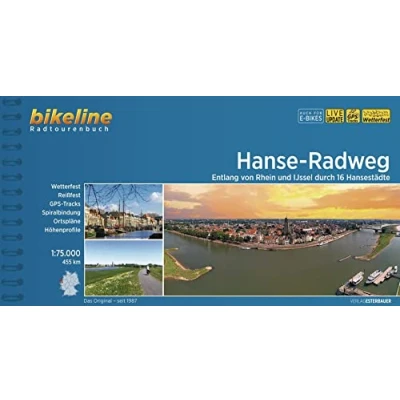 Afbeelding van Radtourenbücher Hanse Radweg Entlang von Rhein und IJssel durch 16 Hansestädte