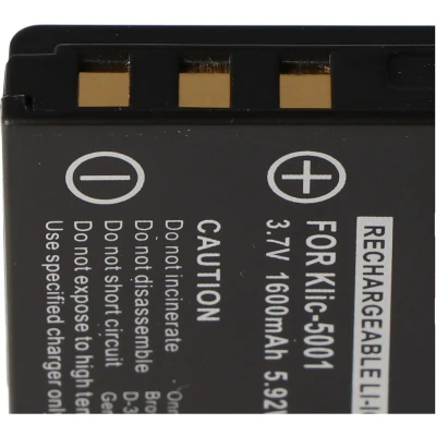 Afbeelding van AccuCell batterij geschikt voor Sanyo DB L50 batterij, Xacti VPC HD1000