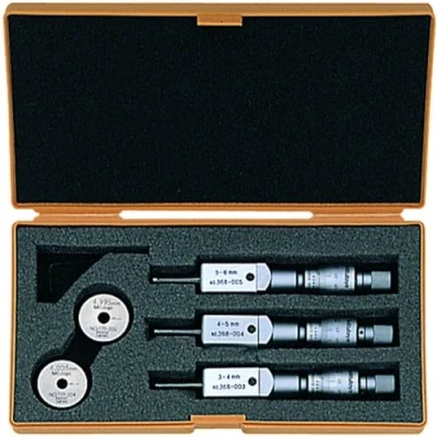 Afbeelding van MITUTOYO 368 907 binnenschroefmaatset met 2 punts meting 3 6mm delig