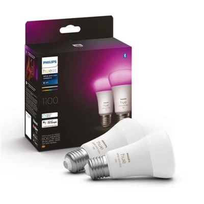 Image de Philips Hue White and Color E27 1100 lm Lot de 2
