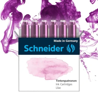 Image de Schneider Lot de 6 cartouches d&#039;encre pastel Lilas