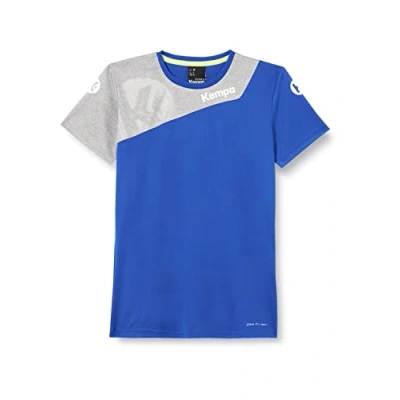 Afbeelding van Kempa Core 2.0 Shirt Dames Royal Blauw Donker Grijs Melange Maat 2XL