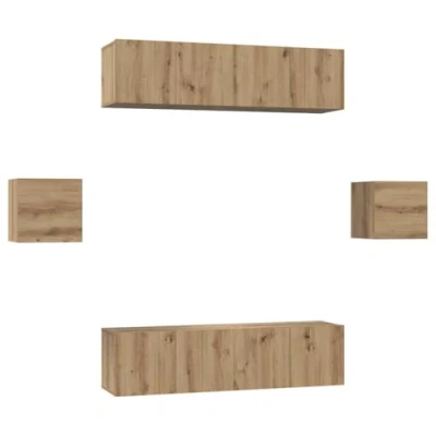 Afbeelding van vidaXL Armoire Murale Moderne avec Porte battante, Super maline et Compact, en Bois d&#039;ingénierie pour Le Salon, Meuble Une Finition soignée.