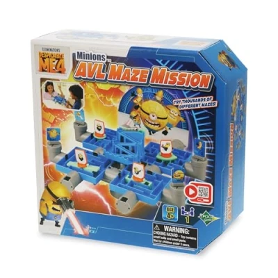 Image de Jeu De Labyrinthe Epoch Games Minions Avl Maze Mission Guider La Bille, 25 000 Combinaisons !