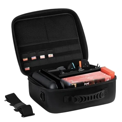 Image de Sacoche de transport Konix Noir pour Nintendo Switch™ 2 et modèle OLED