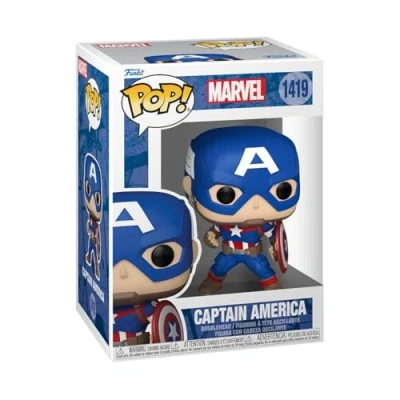 Image de Figurine Funko Pop Marvel Captain America