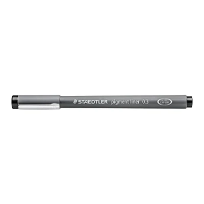 Afbeelding van Staedtler pigment liner fineliner 0,3 mm zwart 308 03 9