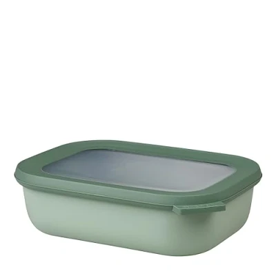 Image de Mepal Bol Multifonction Rectangulaire Boîte Conservation Alimentaire avec Couvercle Convient comme de Hermétique pour le Réfrigérateur, Micro ondes &amp; Congélateur 1000 ml Nordic sage