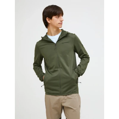 Afbeelding van Peak Performance Light ZIP HOOD Fleecejas, Heren, Maat: XXL, Pine needle