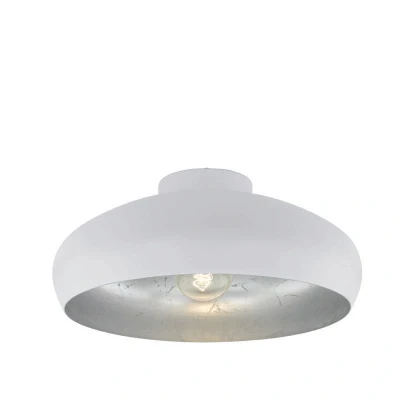 Afbeelding van EGLO Mogano Plafondlamp E27 Ø 40 cm Wit/Zilver
