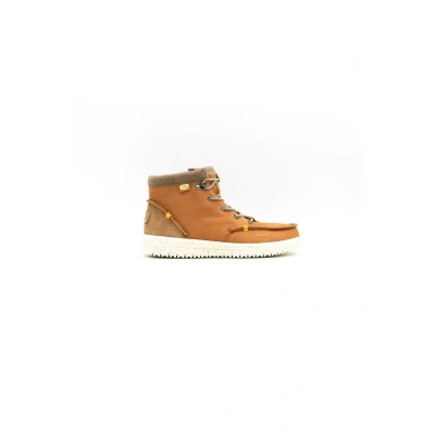 Afbeelding van Hey Dude Bradley Veterboots, Heren, Maat: 41, Cognac Leer en imitatieleer