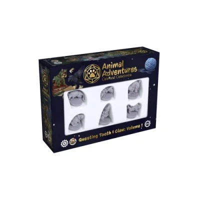 Afbeelding van Steamforged Games Animal Adventures: Katten en catacomben Zoektocht Tand &amp; Klauw Miniaturen 5E Compatibel Volume 1 Rollenspel