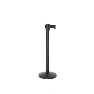 Afbeelding van Afzetpaal met koord Easy serie kunststof 180cm zwart