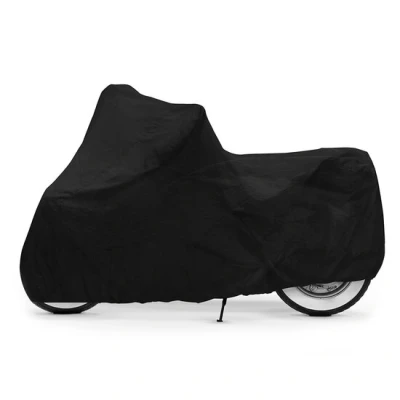 Afbeelding van Scooterhoes / Motorhoes Brommerhoes Zwart Maat S + TB A kwaliteit