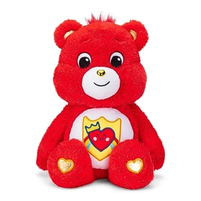 Afbeelding van Care Bears pluche Destiny Bear, middelgroot, 35 cm, schattig dier om te verzamelen, voor jongens en meisjes, kinderen van 4, 5, 6, 7 jaar ouder