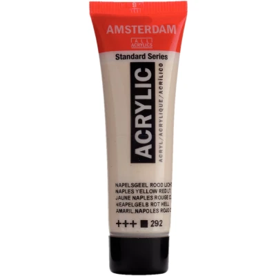 Afbeelding van Amsterdam acryl 292 napelsgeel rood licht 20 ml