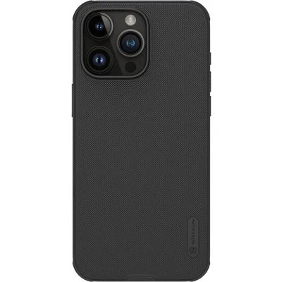 Afbeelding van Nillkin Super Frosted Shield Hoesje Geschikt voor Apple iPhone 15 Pro Max Zwart
