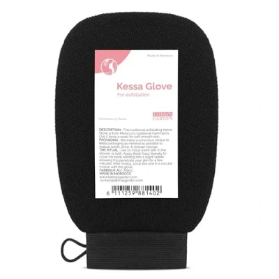 Afbeelding van Fatima&#039;s Garden Gant Kessa Peeling Natuurlijke Spa Scrub, Zwart (1 Handschoen)