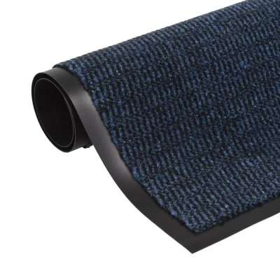 Afbeelding van Droogloopmat rechthoekig getuft 90x150 cm blauw