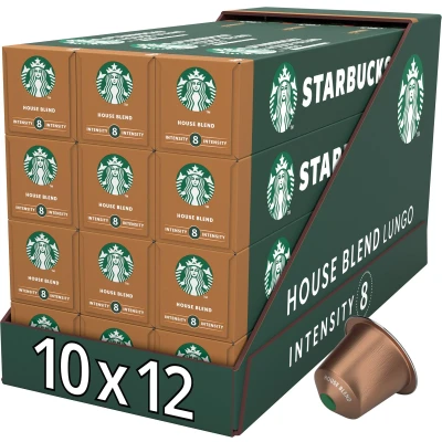 Afbeelding van Starbucks by Nespresso House Blend Medium Roast capsules 120 koffiecups