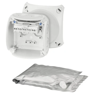 Afbeelding van Hensel 4012591123514 Verdeeldoos Halogeenvrij, Verzegelbaar, Weerbestendig (l x b) 93 mm 1 stuk(s)
