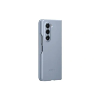 Image de Coque Samsung Galaxy Z Fold 5 Similicuir rigide/Coque Étui téléphone Bleu