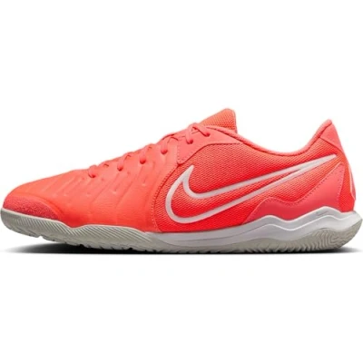 Afbeelding van Nike Performance Tiempo Legend 10 Academy Zaalvoetbalschoenen, Maat: 38.5, Hot lava/white Imitatieleer/ textiel