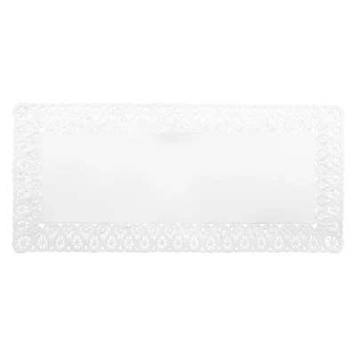 Image de Lot de 15 napperons papier rectangulaires pour cakes Zenker ref 44765