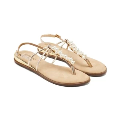 Afbeelding van Gioseppo Teensandalen, Dames, Maat: 41, Platino Leer
