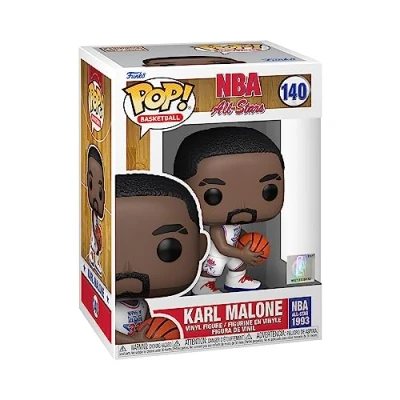 Image de Figurine Funko Pop NBA Legends Karl Malone White All Star Uni 1993