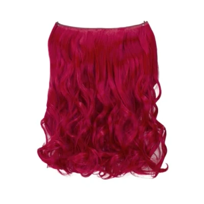 Afbeelding van CAISHA 50 cm, 1 haarverlenging met elastische band, haarverlenging, golvend, rood, E109