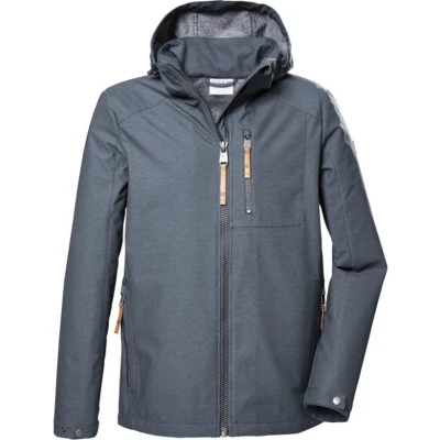 Afbeelding van Killtec heren softshell jas zomer 41491 blauw/grijs maat 4XL