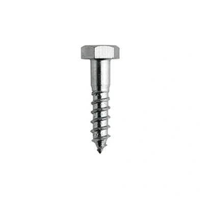 Afbeelding van DOJA Barcelona Trekkchroeven 50 stuks houtschroeven M7 x 30 mm verzinkte stalen schroeven met zeskantkop voor houtschroeven, houder houten palen, pluggen,