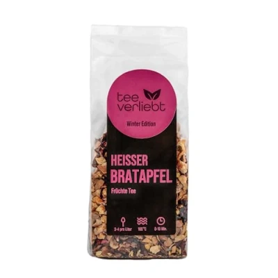 Afbeelding van Teeverliebt Winter Edition fruitthee in de hete oven 100 g losse voortijdige thee heerlijke theemix, ideaal als kerstcadeau