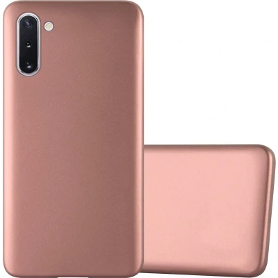 Afbeelding van Cadorabo Hoesje geschikt voor Samsung Galaxy NOTE 10 in METALLIC ROSE GOUD Beschermhoes gemaakt van flexibel TPU silicone Case Cover
