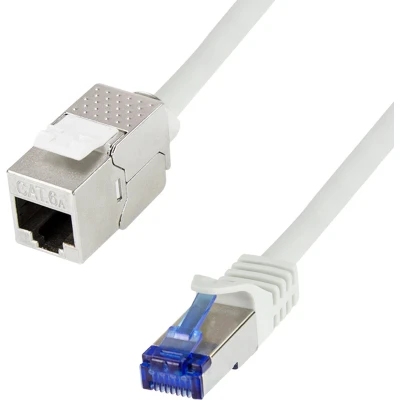 Afbeelding van LogiLink CC5092S RJ45 Netwerkkabel, patchkabel CAT 6A S/FTP 10 m Grijs Snagless 1 stuk(s)