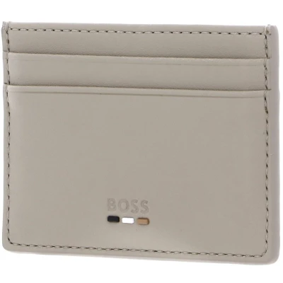 Afbeelding van BOSS RAY CARD Holder Portemonnee, Heren, Maat: One Size, Dark beige