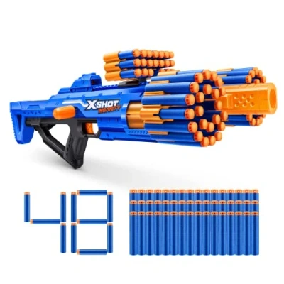 Afbeelding van XSHOT ZURU Insanity Bezerko met 84 darts, Air Pocket technologie darts en dartopslag, buitenspeelgoed voor jongens meisjes, jongeren volwassenen