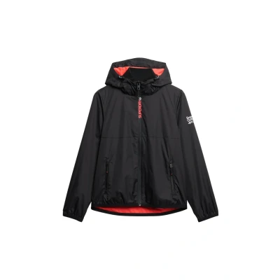 Afbeelding van Superdry Windbreakerjas met capuchon en logo Dames