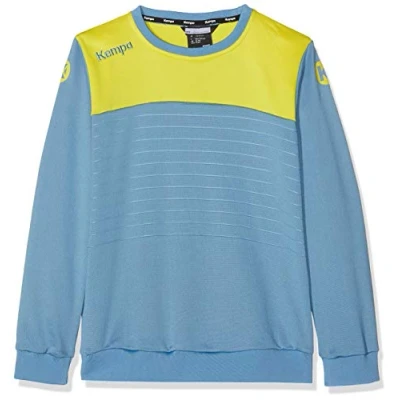 Afbeelding van Kempa Emotion 2.0 Training Top Kind Dove Blauw Limoen Geel Maat 128