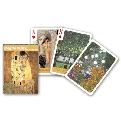 Afbeelding van Piatnik Gustav Klimt Speelkaarten Single Deck