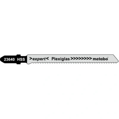 Afbeelding van Metabo HSS decoupeerzaagbladen plexiglas 5 st. 74/2,0 mm