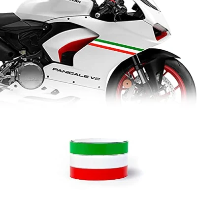 Afbeelding van 4R Quattroerre.it Racing Flag Tape voor motorfietsen, Italië, kleuren, 50 mm x 2 mt