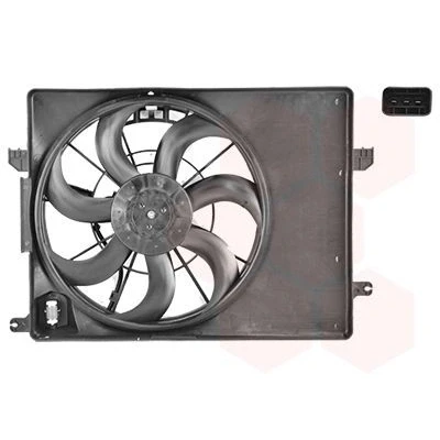 Afbeelding van Van WEZEL 8257747 Radiator Ventilator Met ventilatorraamwerk elektromotor HYUNDAI: ix35