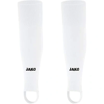 Afbeelding van Kousen zonder voet Glasgow 2.0 Met JAKO Logo Wit / 2 (Senior)